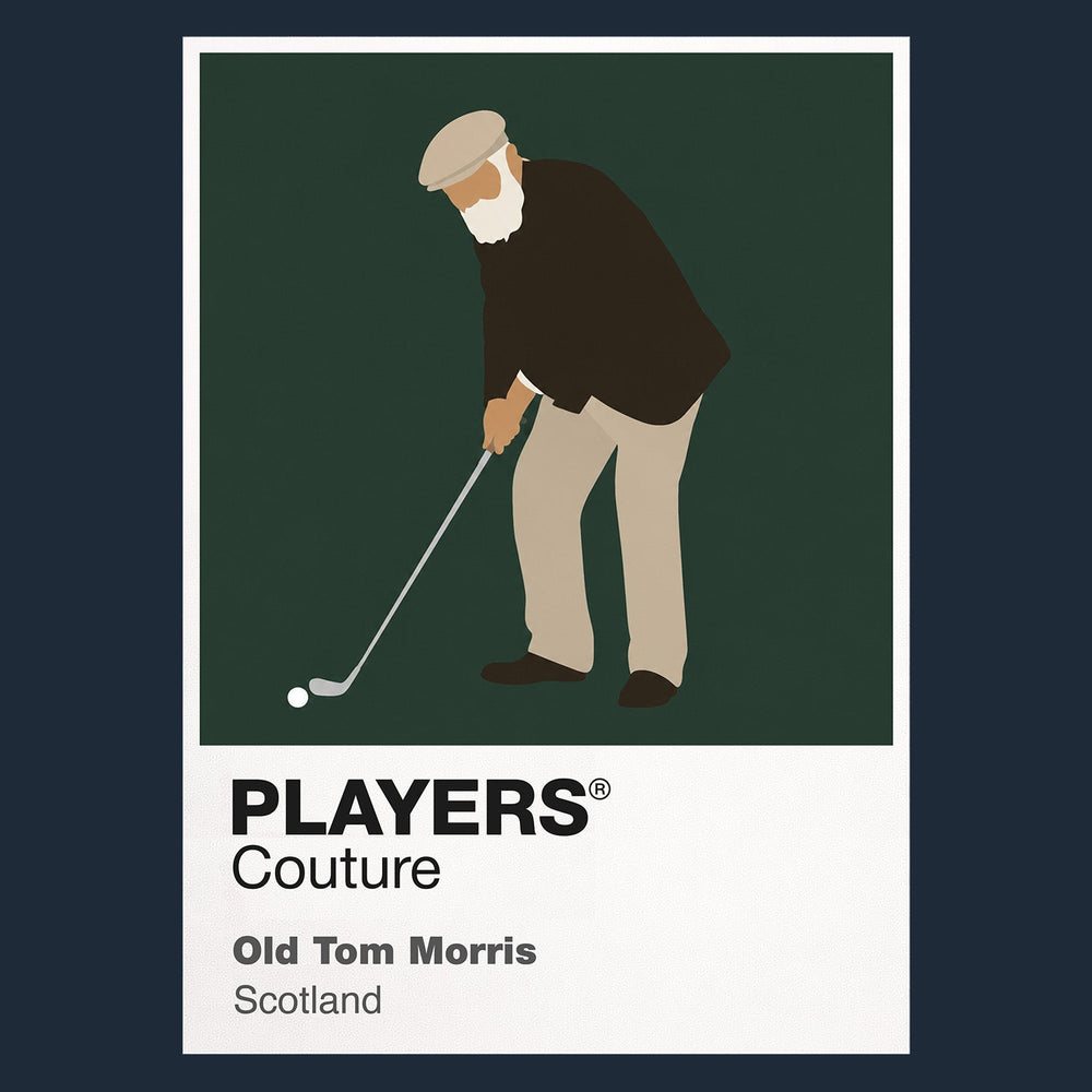 Old Tom Morris Golf Icon Frame Men's Polo Shirt