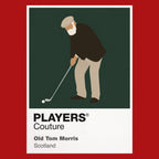 Old Tom Morris Golf Icon Frame Men's Hoodie