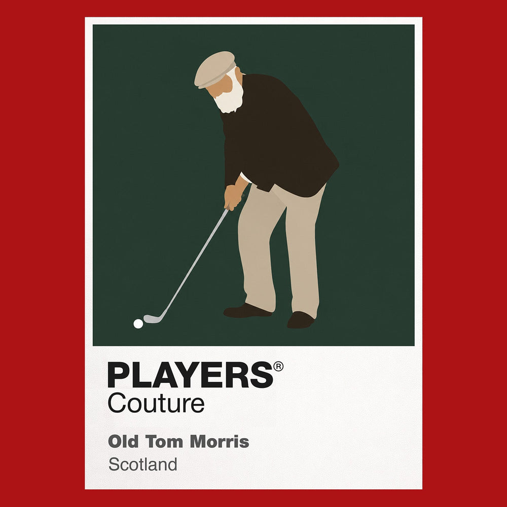 Old Tom Morris Golf Icon Frame Men's Polo Shirt