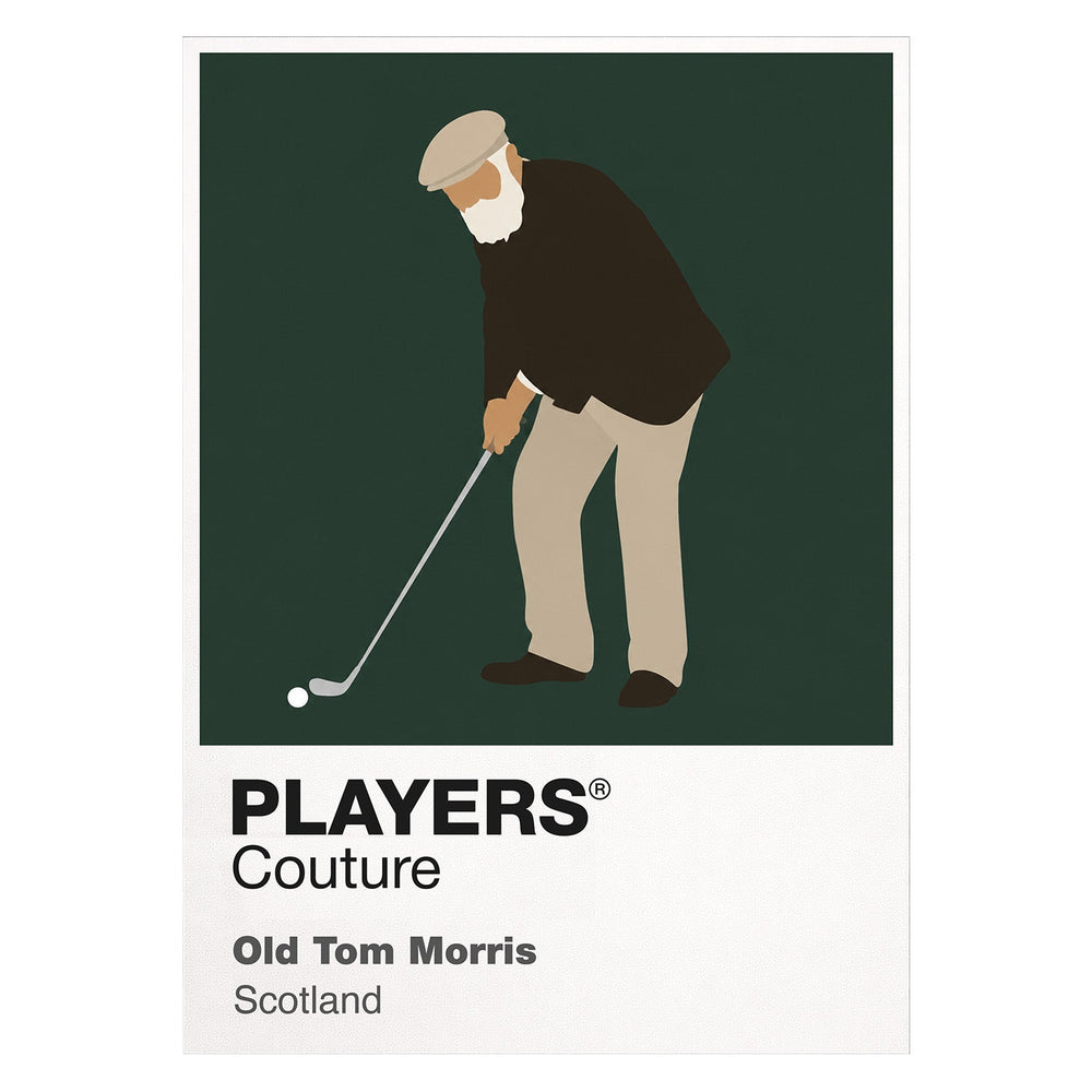 Old Tom Morris Golf Icon Frame Men's Polo Shirt