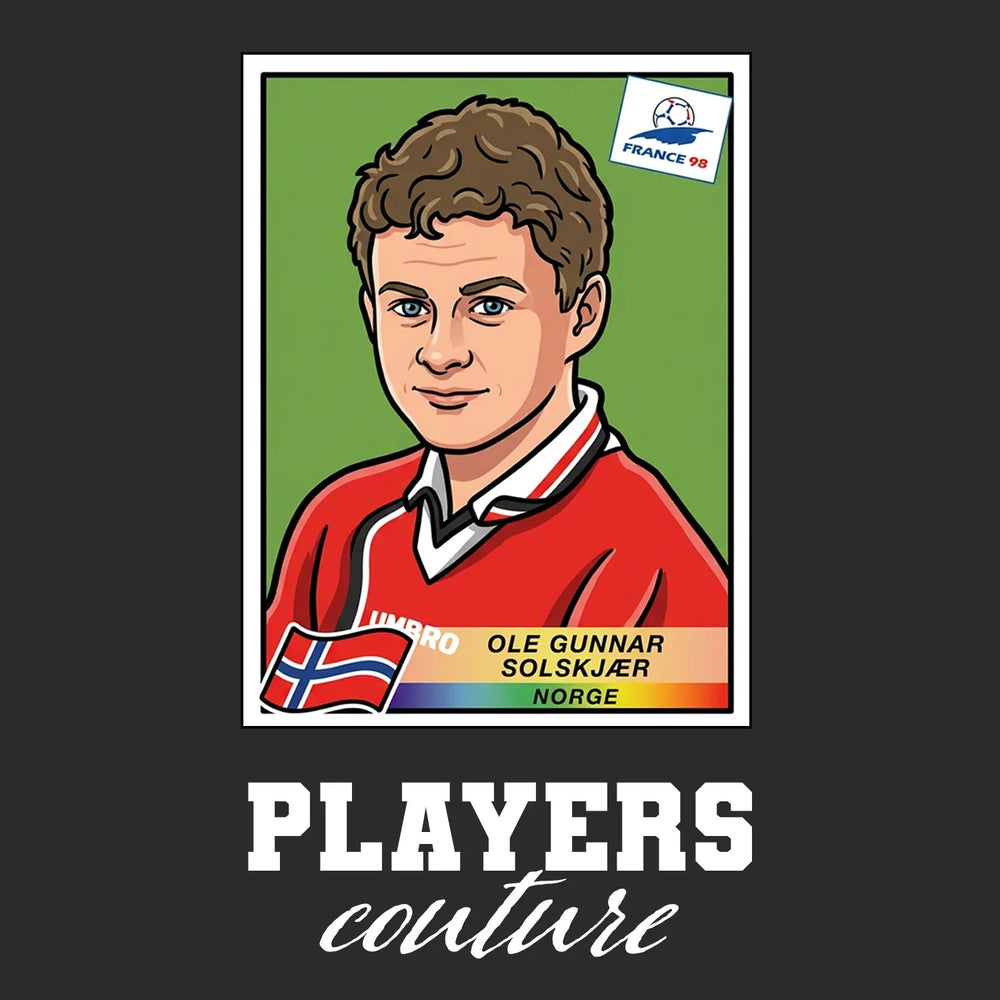 Ole Gunnar Solskjaer World Cup Sticker Kids Hoodie – ole gunnar solskjaer black Players Couture design