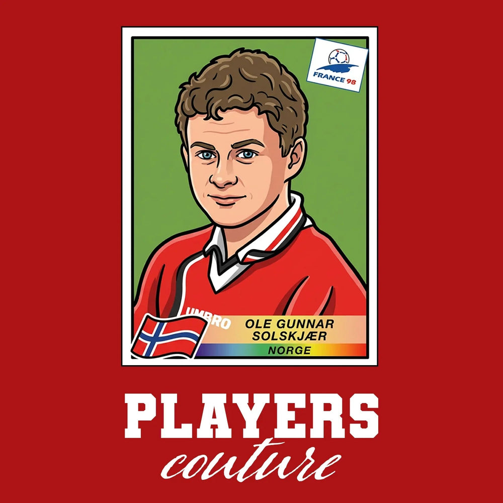 Ole Gunnar Solskjaer World Cup Sticker Kids Hoodie – ole gunnar solskjaer red Players Couture design