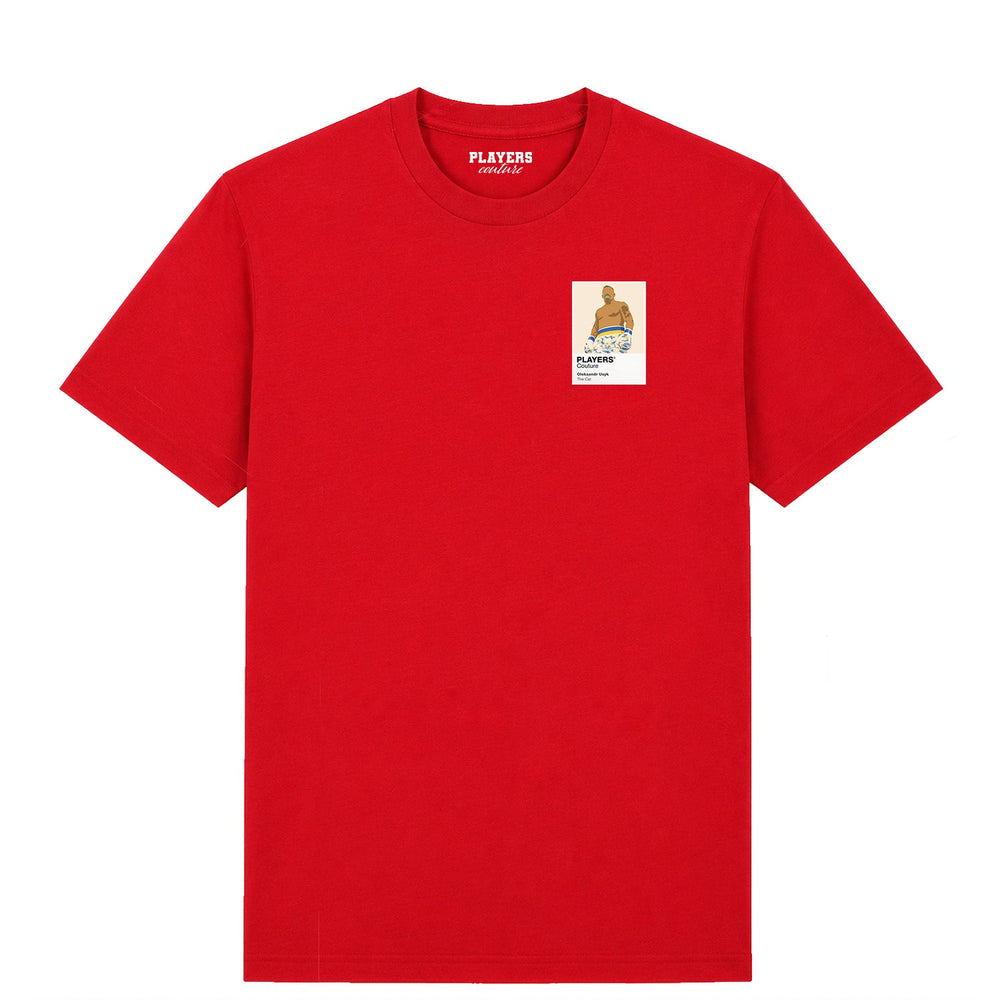 Oleksandr Usyk Boxing Icon Frame Men's T-Shirt - Red