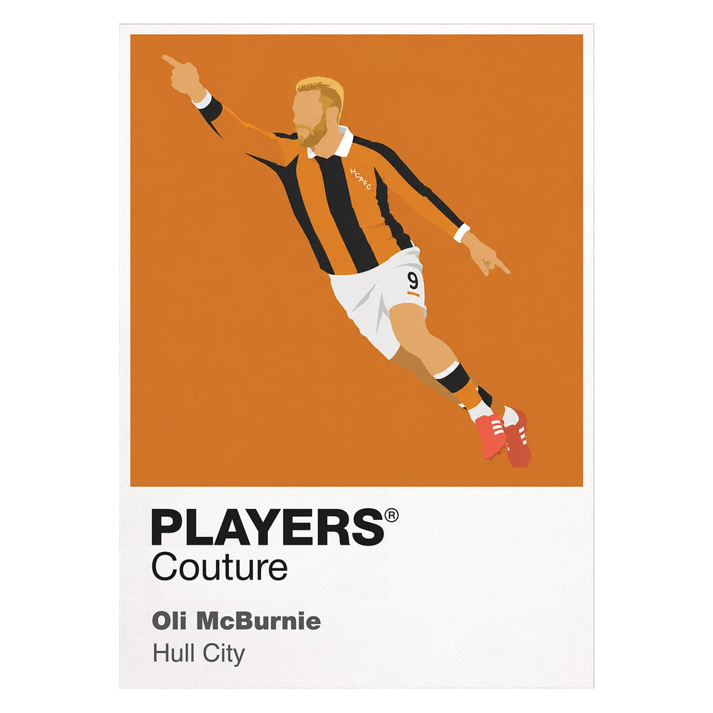 Oli McBurnie Hull City Men's T-Shirt - White