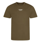 Essentials Collection t-shirt – green men's t-shirt with white Essentials Collection letters and Players Couture logo on the