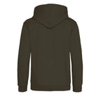 Essentials Collection hoodie – green kids' hoodie with white Essentials Collection letters and Players Couture logo on the