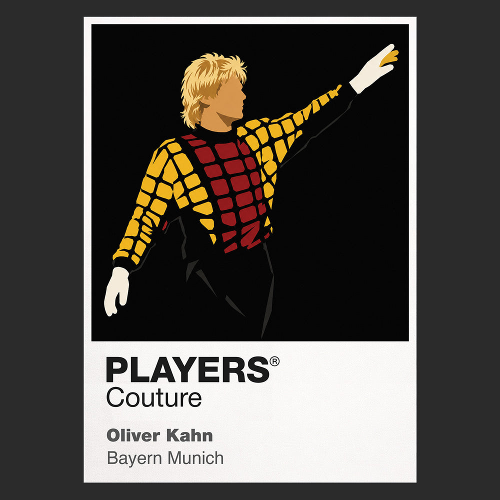 Oliver Kahn Bayern Munich Icon Frame — Black