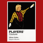Oliver Kahn Bayern Munich Icon Frame — Red