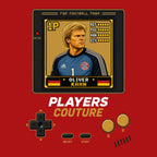 Oliver Kahn 1P 8-Bit hoodie retro gaming design by Players Couture