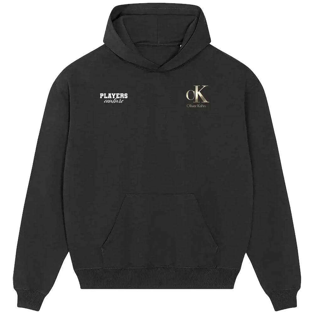 Oliver Kahn Logo Players Couture Men's Casual Hoodie - Black / S | Bayern Munich, Fashion Collection, Football, Germany, Hoodies, Men's, Volume 1