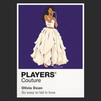 Olivia Dean Olivia Dean's elegant British soul-pop styling and relaxed live presence Icon Frame artwork in black