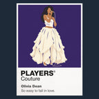 Olivia Dean Olivia Dean's elegant British soul-pop styling and relaxed live presence Icon Frame artwork in navy
