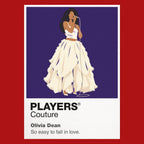 Olivia Dean Olivia Dean's elegant British soul-pop styling and relaxed live presence Icon Frame artwork in red