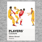 Olivier Giroud Arsenal Icon Frame — Gray