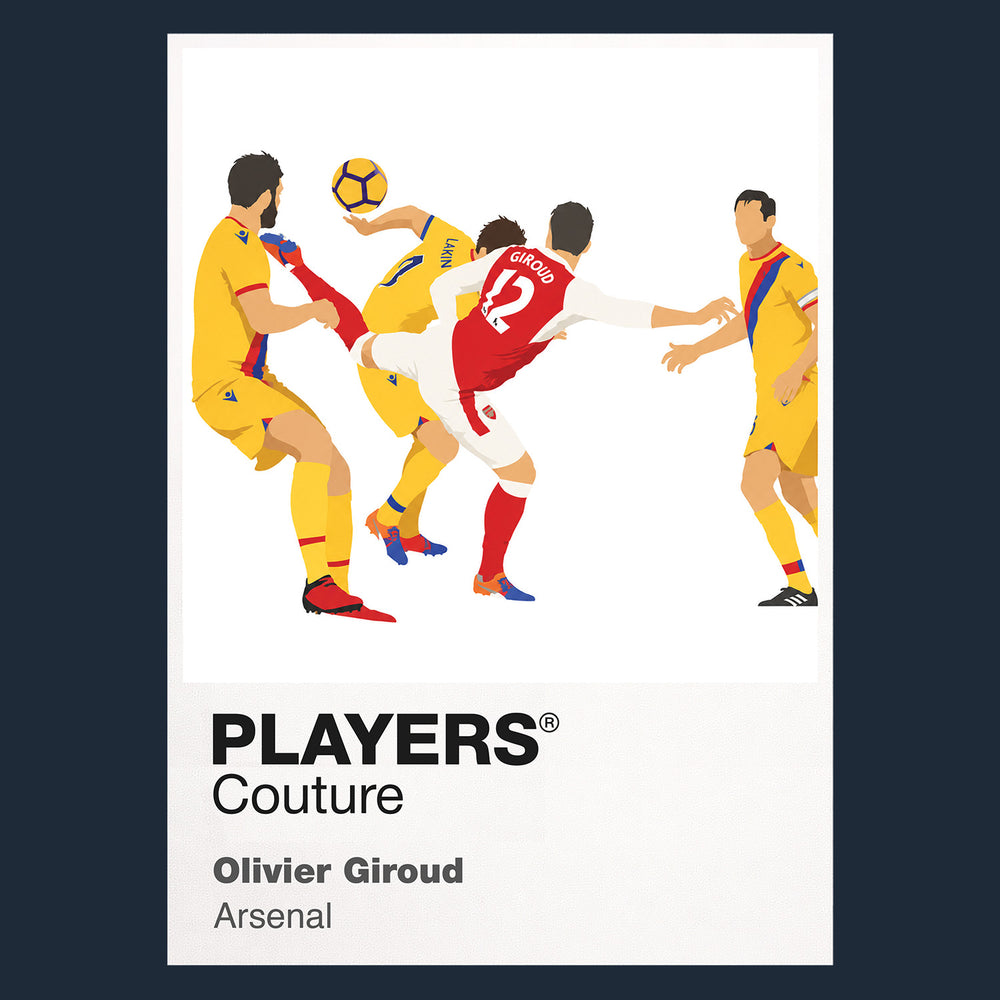Olivier Giroud Arsenal Icon Frame — Navy