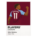 Ollie Watkins Aston Villa Icon Frame — White