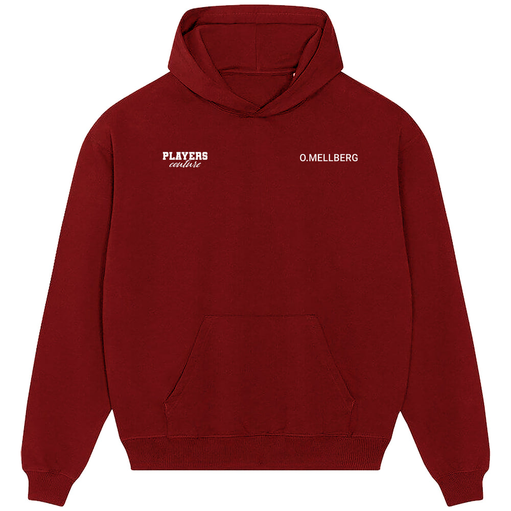 Olof Mellberg Logo Players Couture Men's Casual Hoodie Red