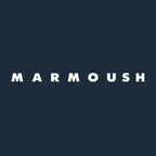 Omar Marmoush Logo Men's T-Shirt – navy close-up detail shot of the Omar Marmoush Players Couture logo design