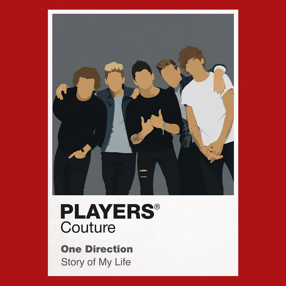 One Direction Men's Hoodie - Red