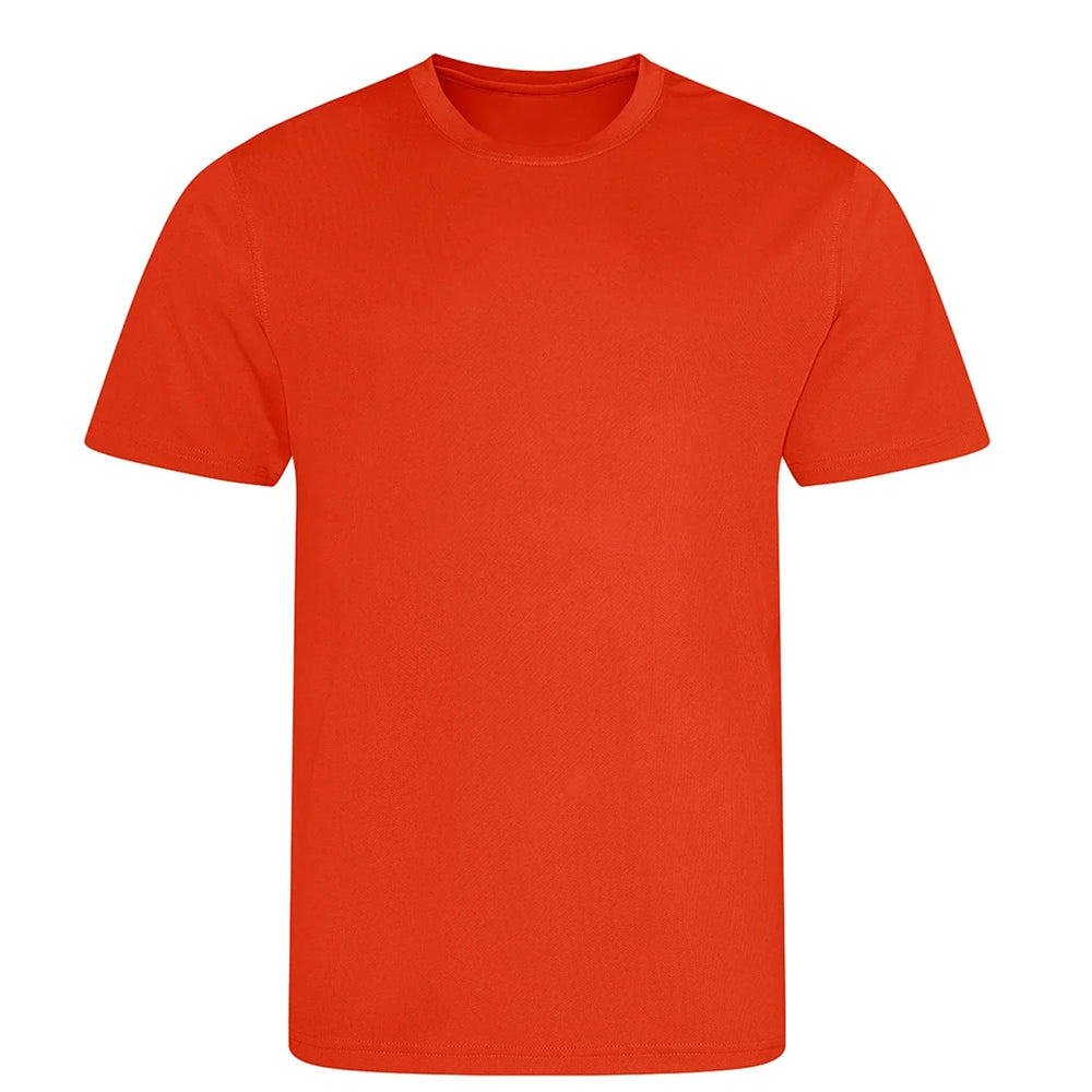 Custom Upload Your t-shirt – orange men's t-shirt featuring the Custom Upload Your Players Couture logo