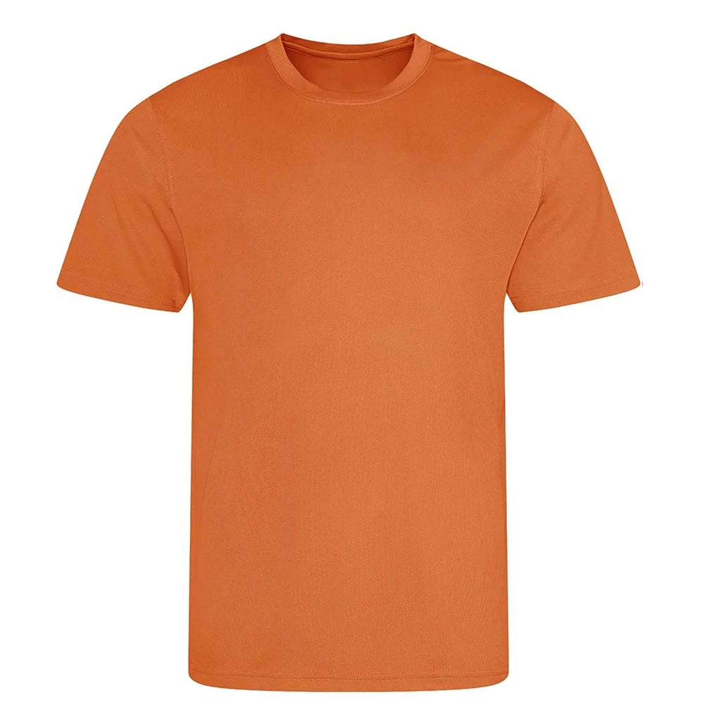 Custom Upload Your t-shirt – orange men's t-shirt featuring the Custom Upload Your Players Couture logo