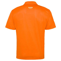 Essentials Collection Men's Cool Active Orange Polo Shirt - Icon Design (View 2)