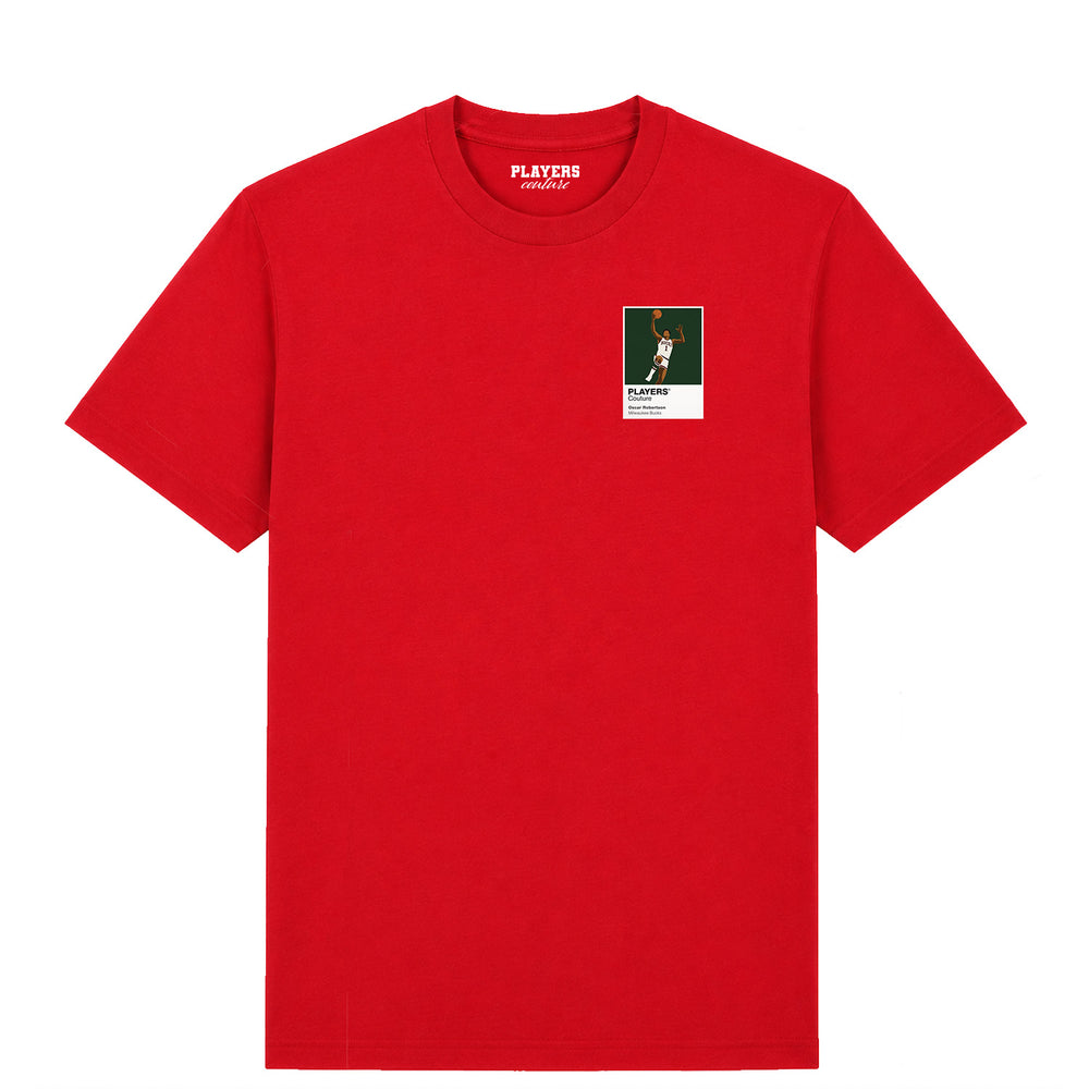 Oscar Robertson Bucks Basketball Icon Frame Men's T-Shirt