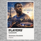 Ousmane Dembele France Atlas Frame artwork by Players Couture