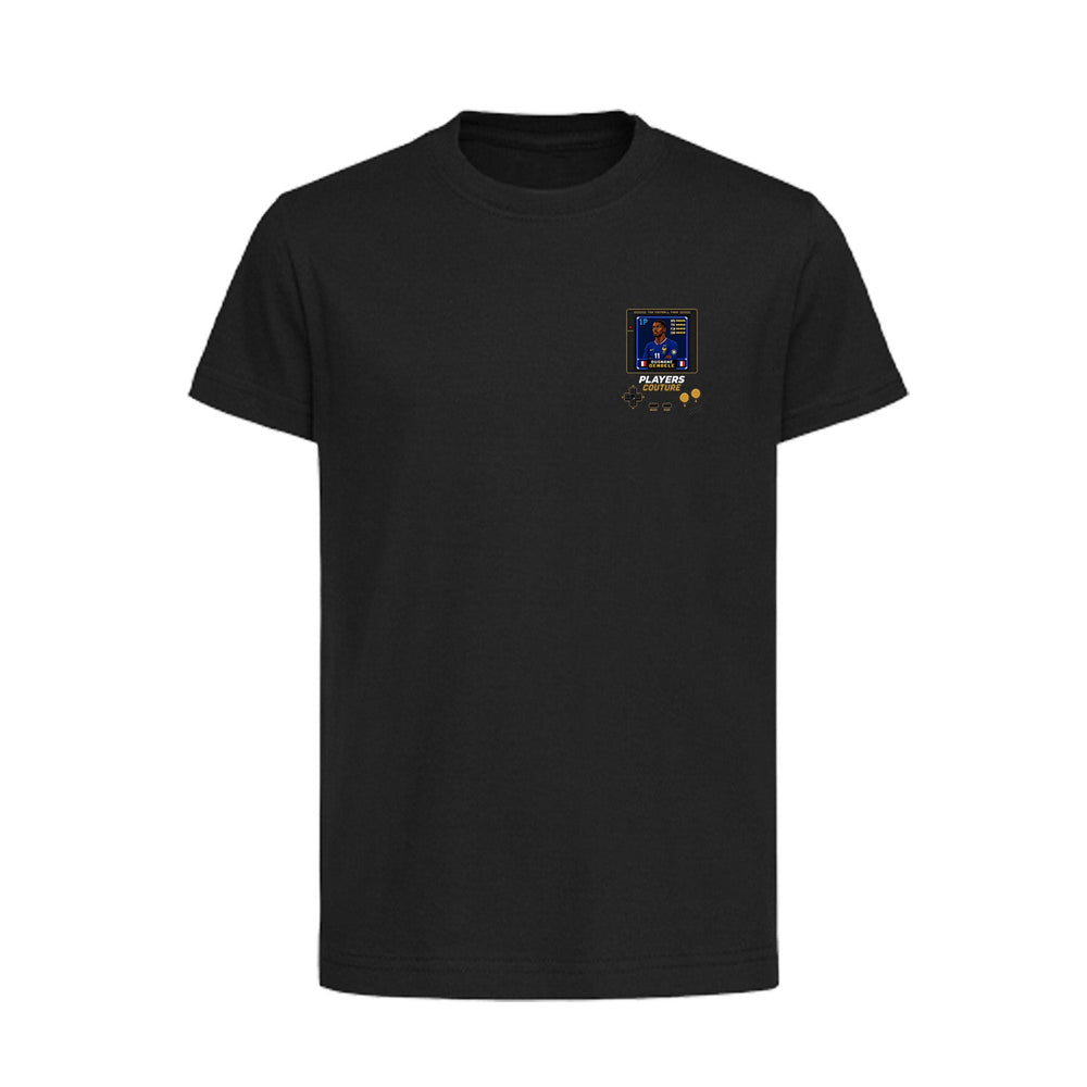 Ousmane Dembele 1P 8-Bit t-shirt retro gaming design by Players Couture