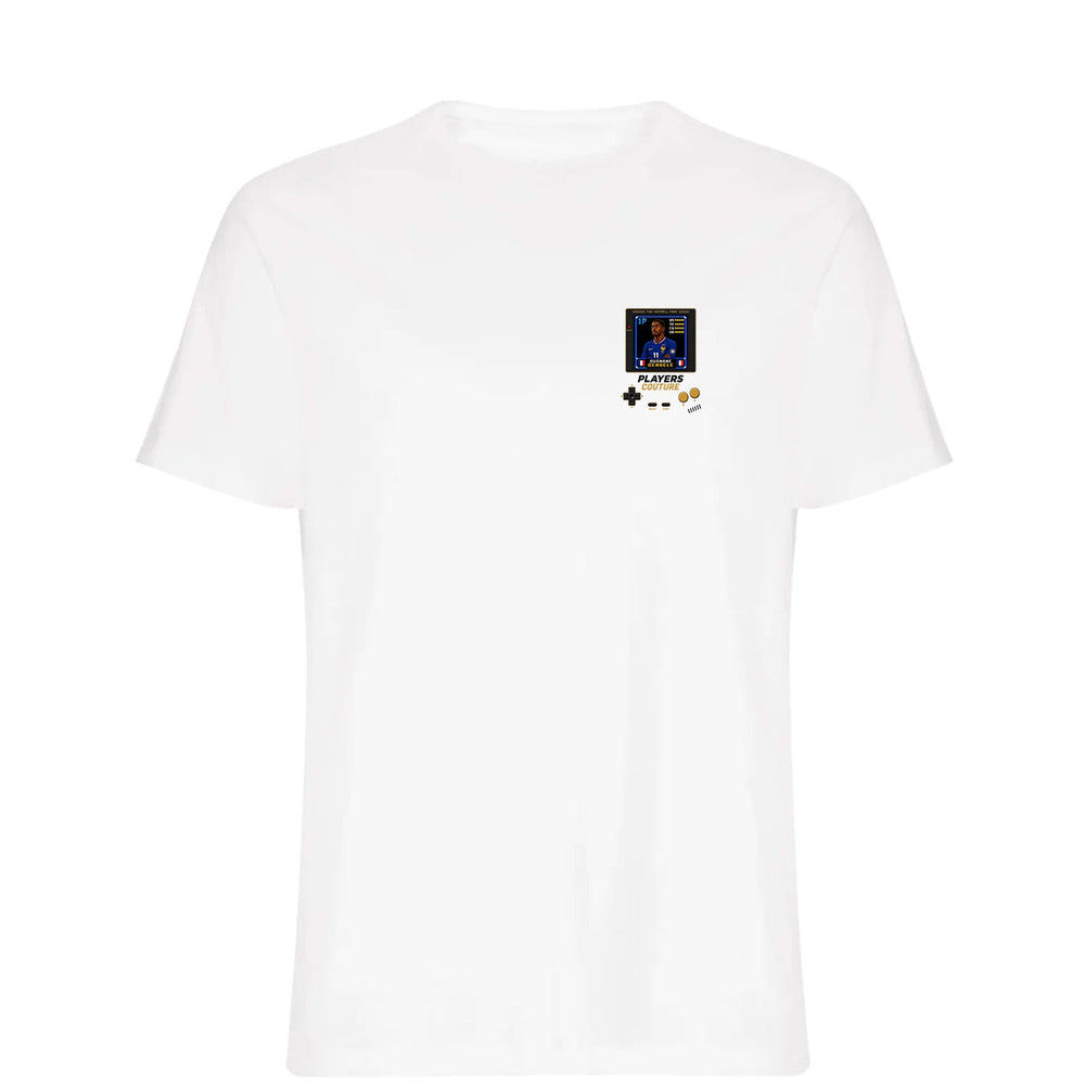 Ousmane Dembele 1P 8-Bit t-shirt retro gaming design by Players Couture