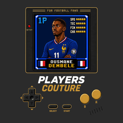 Ousmane Dembele Icon 8-Bit Men's Hoodie - image 1