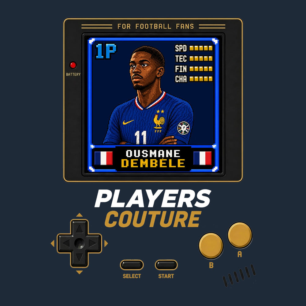 Ousmane Dembele Icon 8-Bit Men's Hoodie - image 7