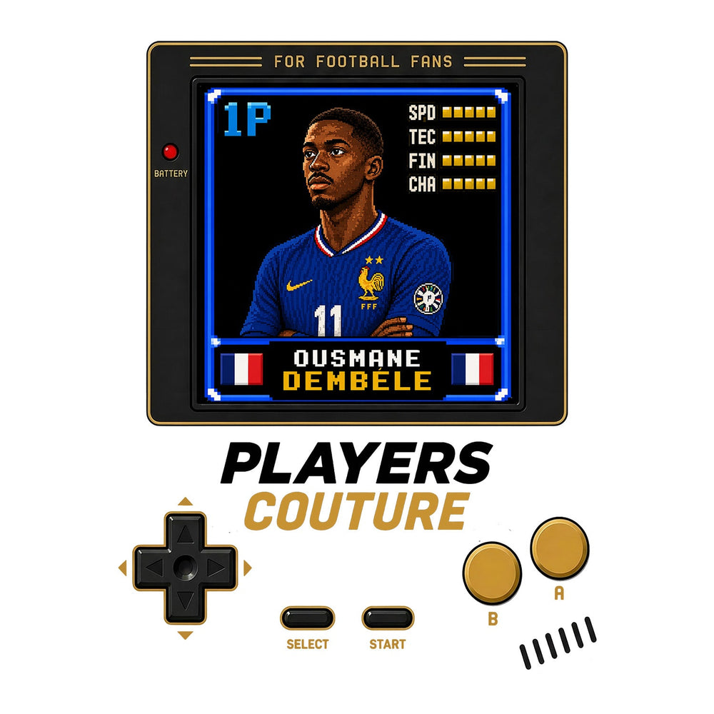 Ousmane Dembele Icon 8-Bit Men's Hoodie - image 6