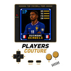 Ousmane Dembele 1P 8-Bit t-shirt retro gaming design by Players Couture