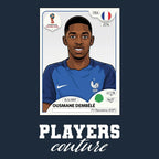 Ousmane Dembele World Cup Sticker Kids Hoodie – ousmane dembele navy Players Couture design
