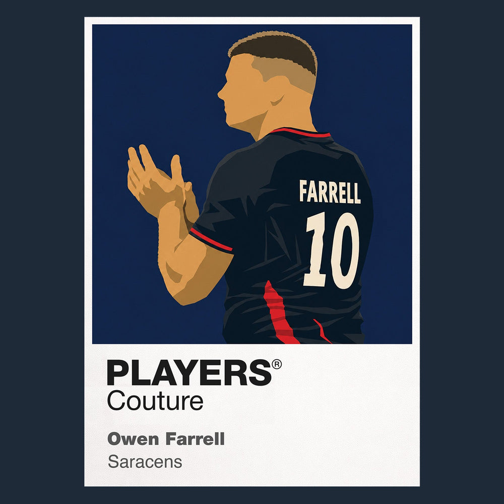 Owen Farrell Saracens Rugby Union Icon Frame Men's Hoodie – image 1