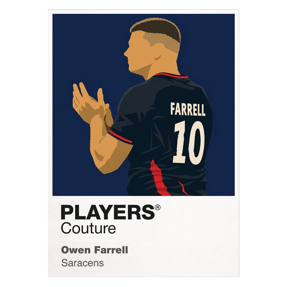 Owen Farrell Saracens Rugby Union Icon Frame Men's T-Shirt – image 1