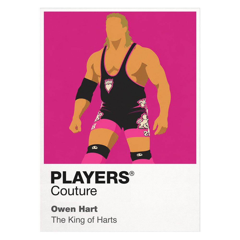 Owen Hart Wrestling Icon Frame Men's T-Shirt