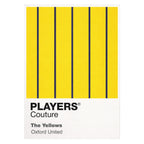 Oxford United Classic Football Shirt Colours Frame Men's T-Shirt – white close-up detail shot of the Oxford United Players