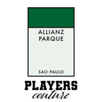 Palmeiras Monopoly Card hoodie – white men's hoodie with black Palmeiras Monopoly Card letters and Players Couture logo on
