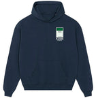 Palmeiras Monopoly Card hoodie – red men's hoodie with white Palmeiras Monopoly Card letters and Players Couture logo on the