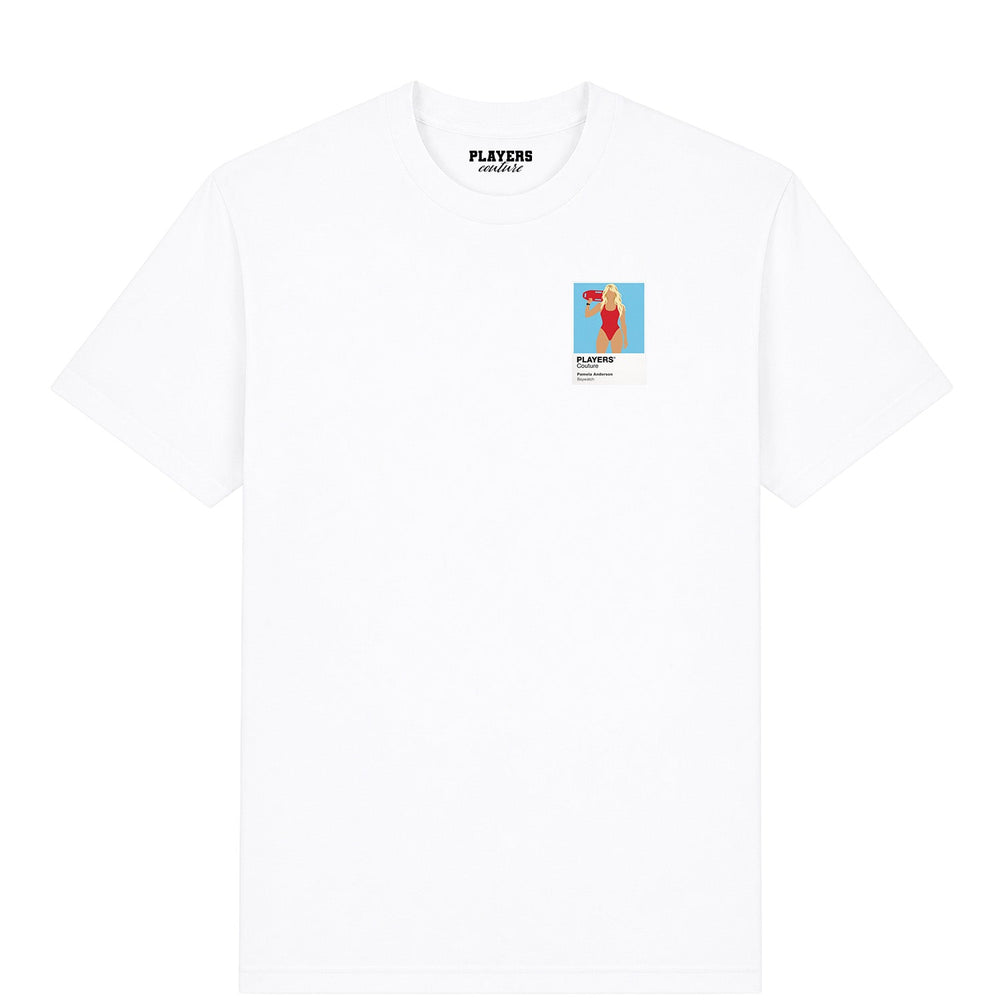 Pamela Anderson Baywatch men's T-shirt in white