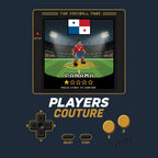 Panama World Cup 8-Bit Men's T-Shirt retro gaming football design by Players Couture