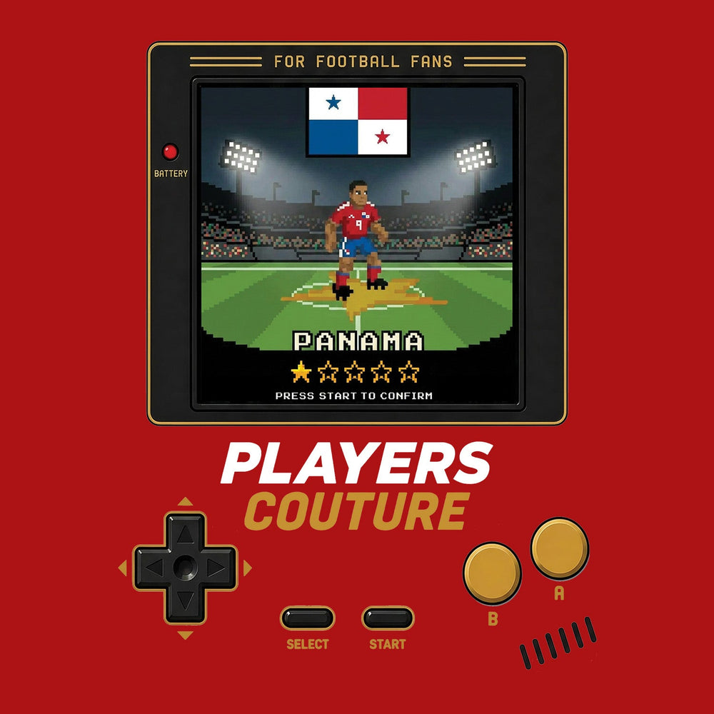 Panama World Cup 8-Bit Men's Hoodie retro gaming football design by Players Couture