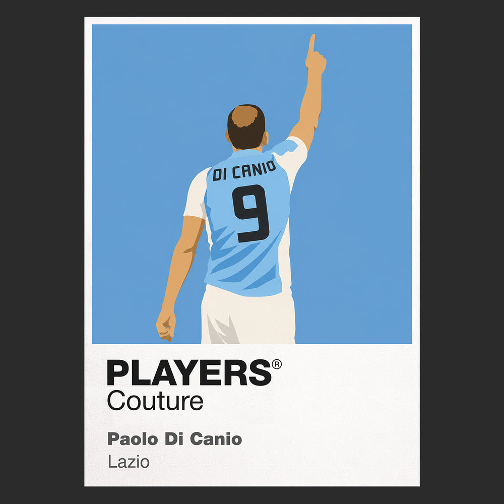 Paolo Di Canio Lazio Icon Frame — Black