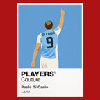 Paolo Di Canio Lazio Icon Frame — Red