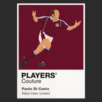 Paolo Di Canio West Ham United Icon Frame — Black