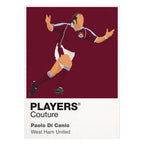 Paolo Di Canio West Ham United Icon Frame — White