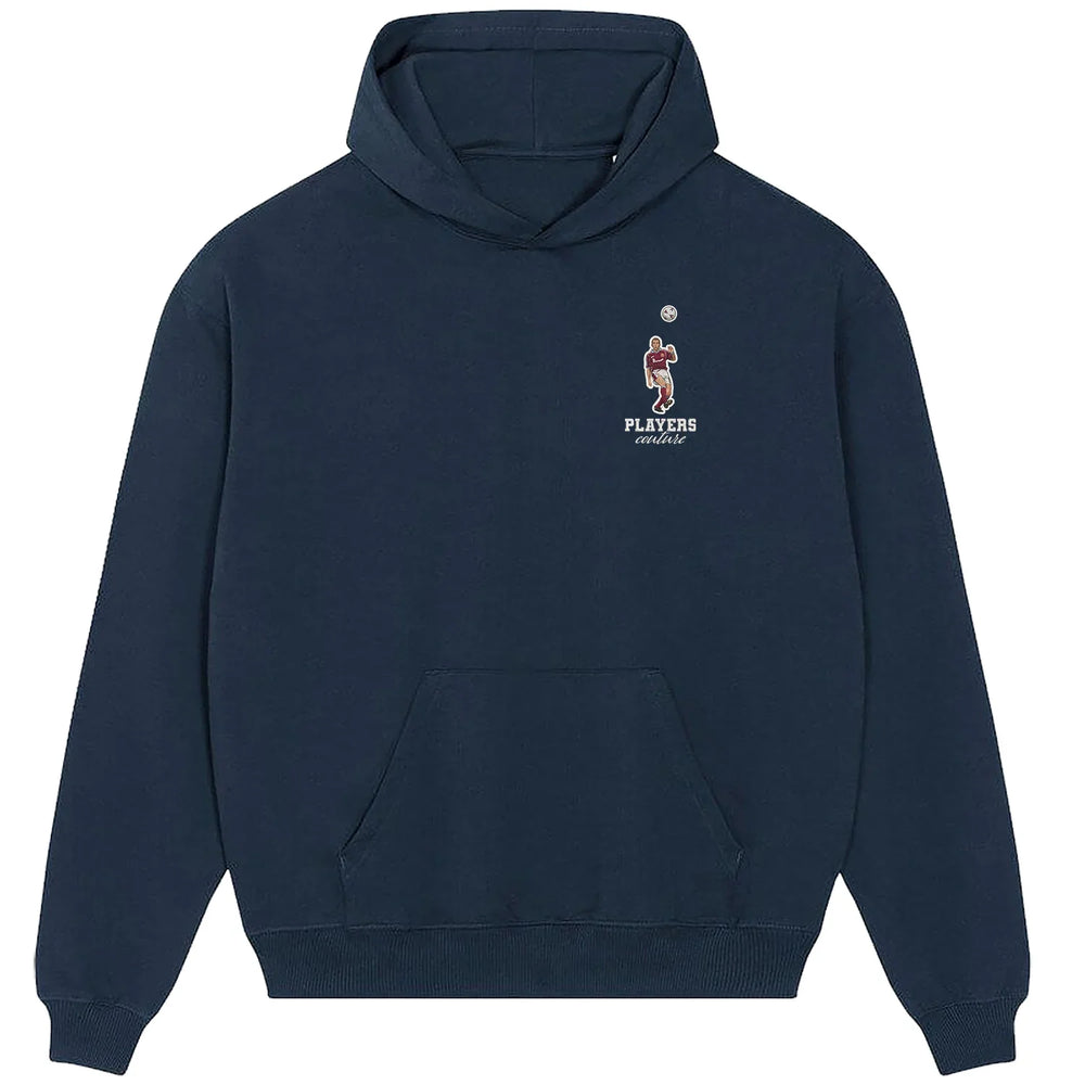 Paolo Di Canio hoodie – white men's hoodie featuring the Paolo Di Canio Players Couture logo