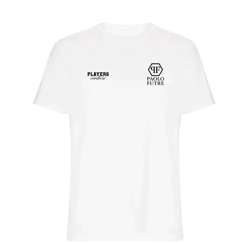 Paolo Futre t-shirt – white men's t-shirt featuring the Paolo Futre Players Couture logo